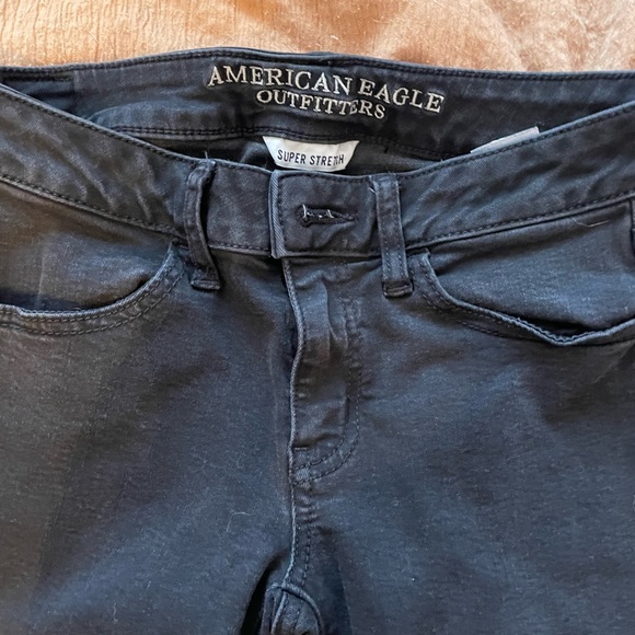 low rise black ae jeans - Picture 1 of 3